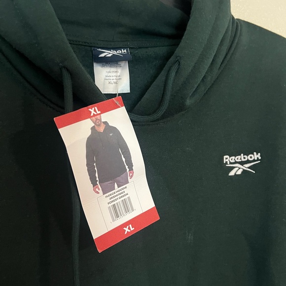 Reebok Fleece forest Green Hoodie - Picture 5 of 7